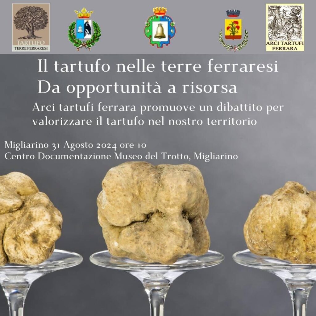 Il tartufo nelle terre ferraresi il convegno locandina